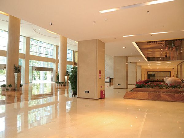 UPSBOSS corporate reception area